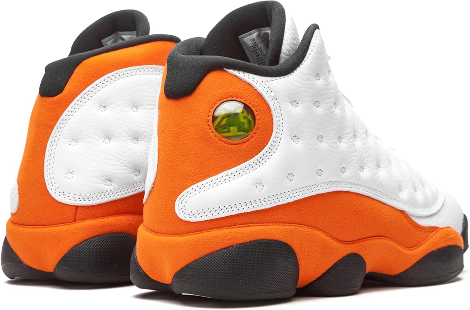 Nike Men's Air Jordan 13 Retro Starfish, White/Black/Starfish, 9