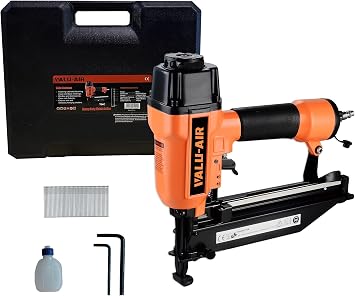 Valu-Air T64C 16 Gauge 7/8-Inch to 2-1/2-Inch Pheumatic Finish Nailer with Carrying Case Air Compressor Needed