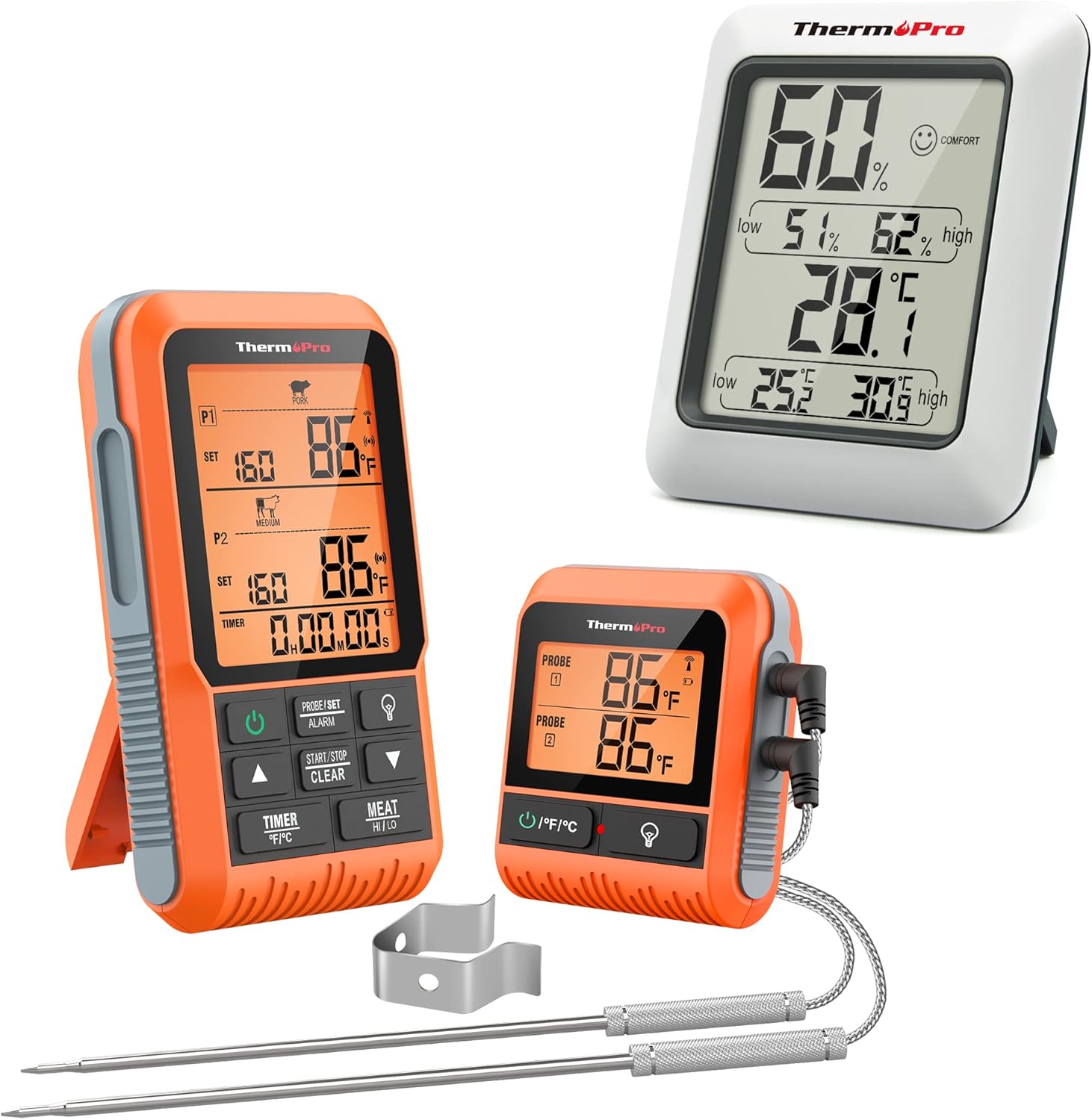 ThermoPro TP50 Digital Hygrometer Indoor Thermometer Room