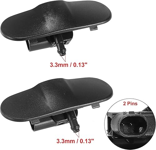 Miniatura 3 de Unifizz Boquillas para limpiaparabrisas Jet izquierdo derecho 8R0955987B 8R0955988B 2 unids para Audi Q5 SQ5 2008-2017