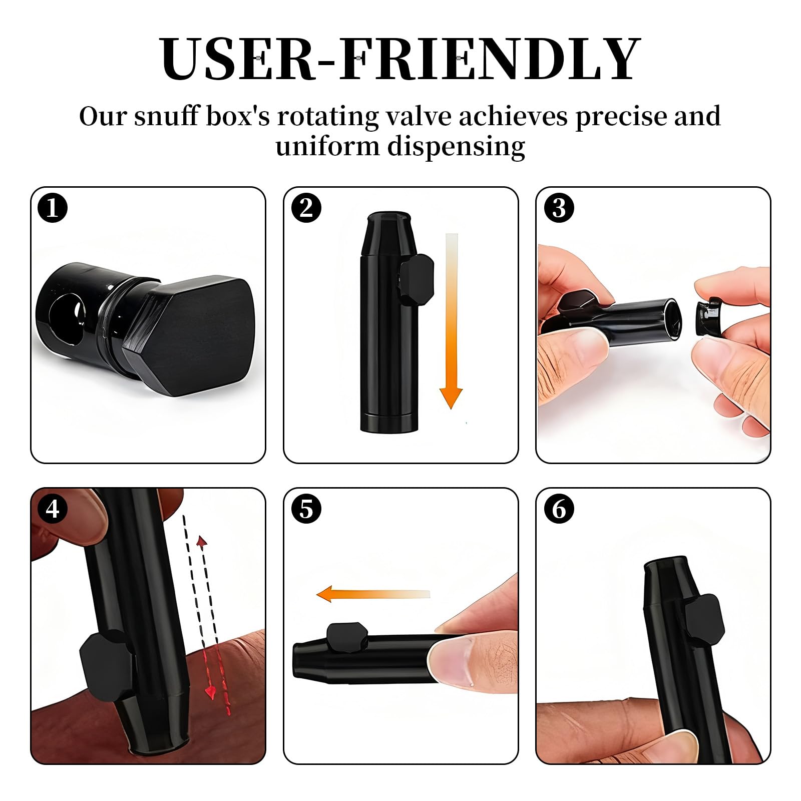 HEADNMORE® Schnupfdosierer Bullet Dosierer Snuff Sniff Bottle Sniffer HEADNMORE® Schnupfdosierer Bullet Dosierer Snuff Sniff Bottle Sniffer