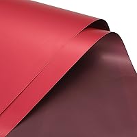 Vista 10 de MECCANIXITY 10 piezas de papel de regalo de flores de doble cara amarillo-verde + champán de 22.8 x 22.8 pulgadas, impermeable para suministros