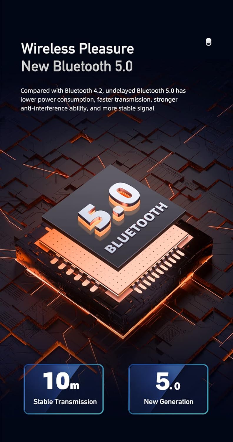 Bluetooth 5.0 technology for stable transmission