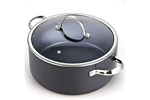 THOMAS ROSENTHAL COOKWARE: 7-Quart Versatile Stock Pot Designed for Optimal Cooking