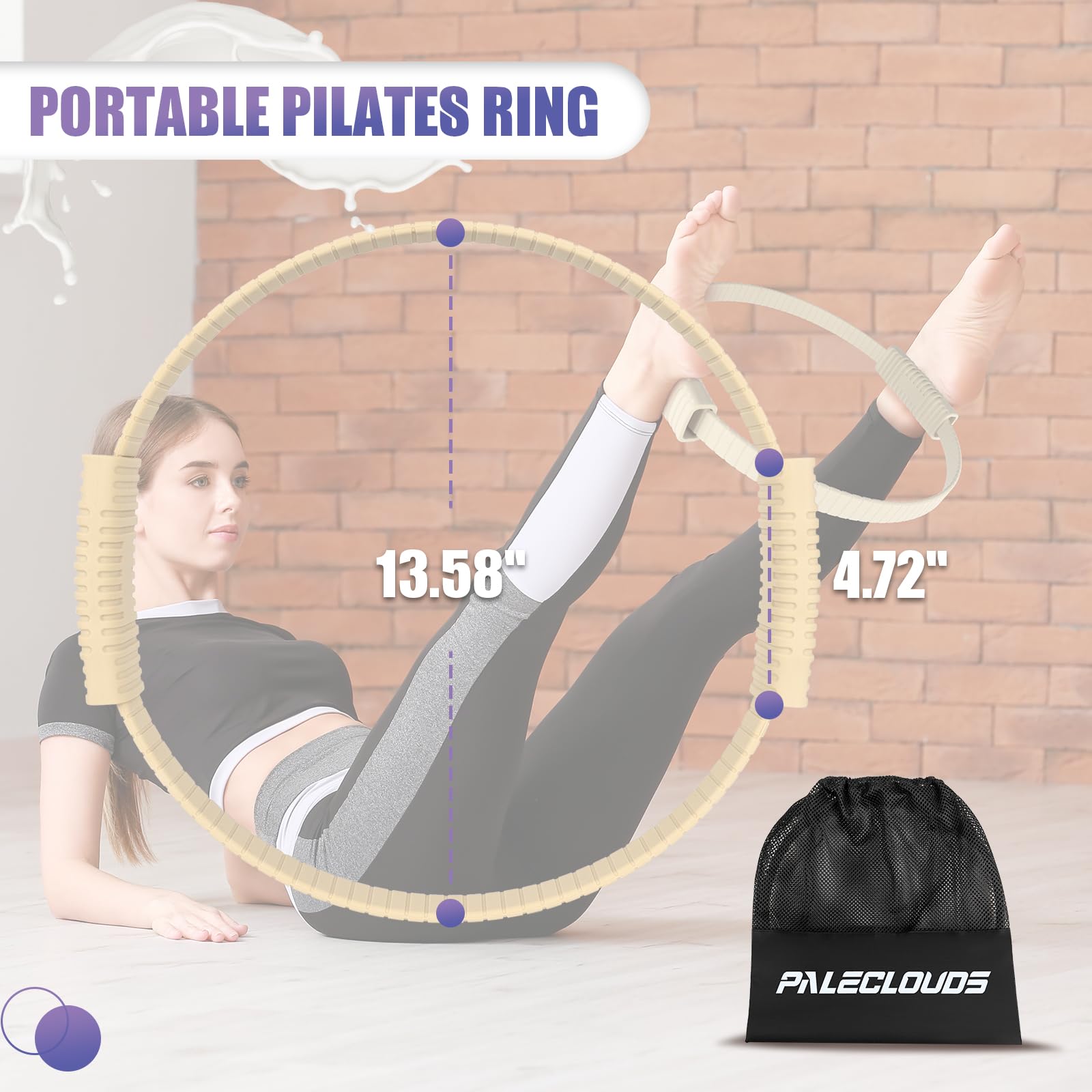 Pilates Ring With Dual Padded Handles Magic Pilates Ring Fitness