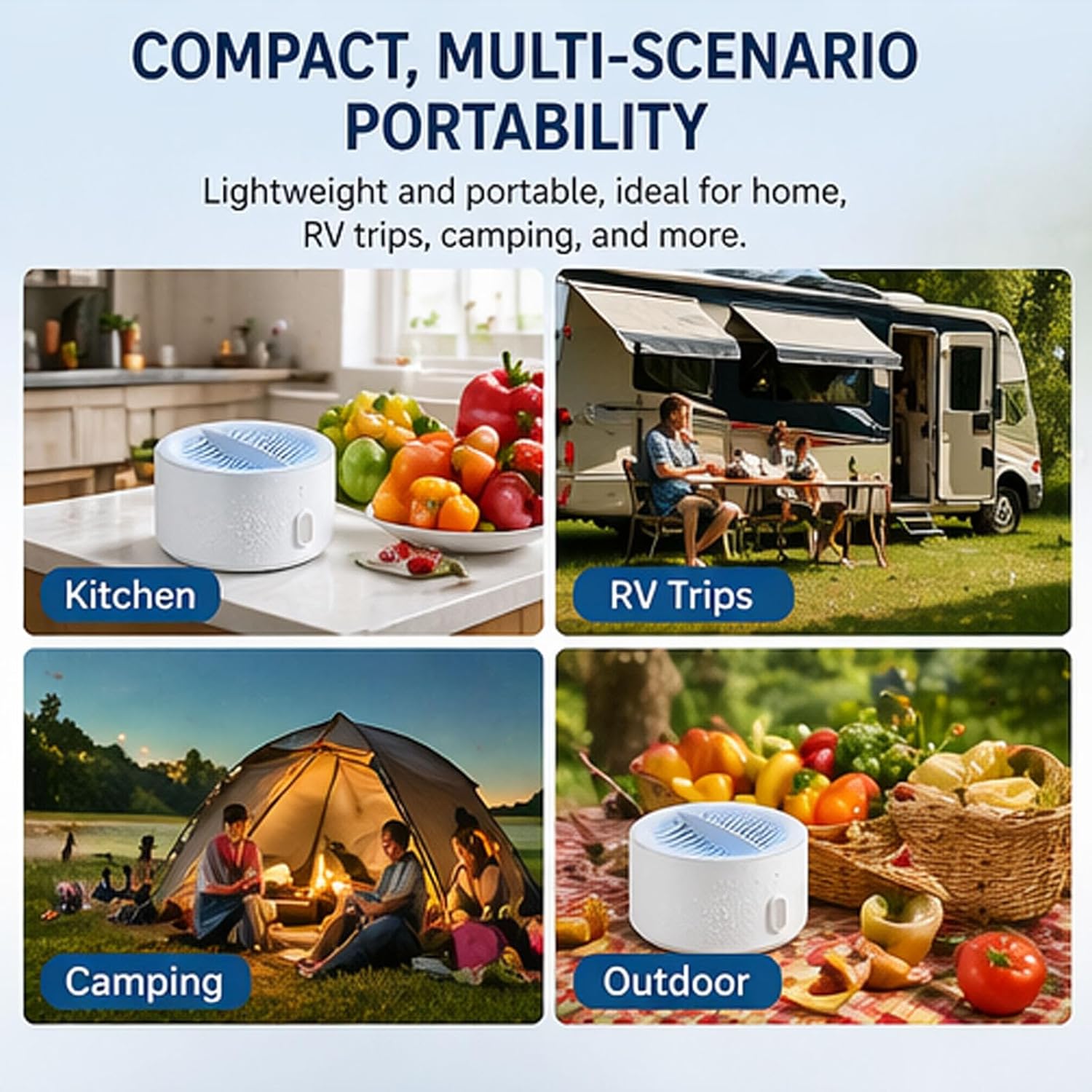 Produce Cleaner, Fruit and Vegetable Washing Machine, Oh-Ion Portable Food Device for Surface Residues, Ipx7 Waterproof