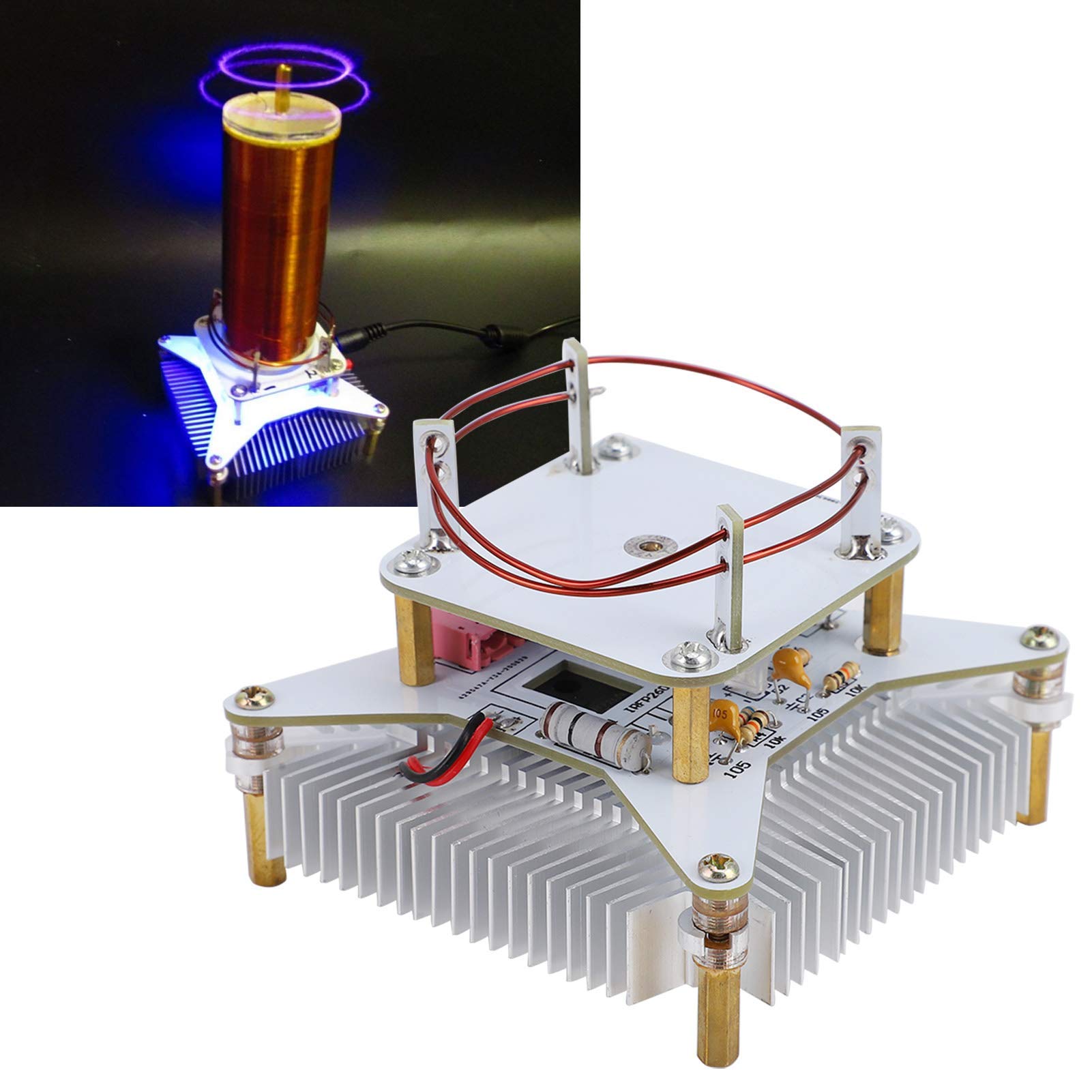 Amazon.co.jp: テスラコイル 音楽演奏 プラズマスピーカー 音楽