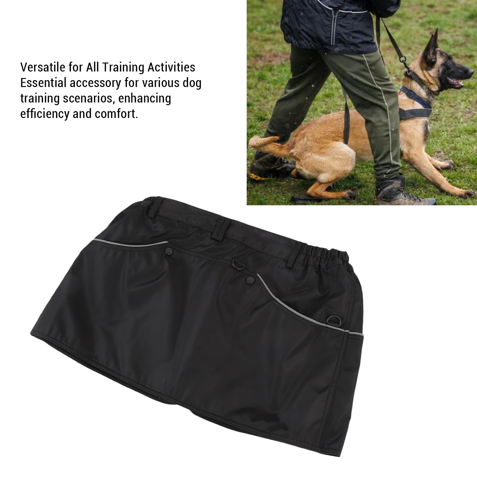 Asixxsix Hundetrainer Schürze, Wasserdichte Hundetrainer BEACHTEN Beutel Hunde Handler -Trainingswerkzeuge Aufbewahrung Taillen für Männer und Frauen Gartenarbeit, Friseur, Außentraining