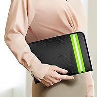 Vista 7 de Bolsa ignífuga con cremallera de 2000 °F (10.8 x 7.4 pulgadas), bolsa de dinero con cremallera resistente al agua con tira reflectante