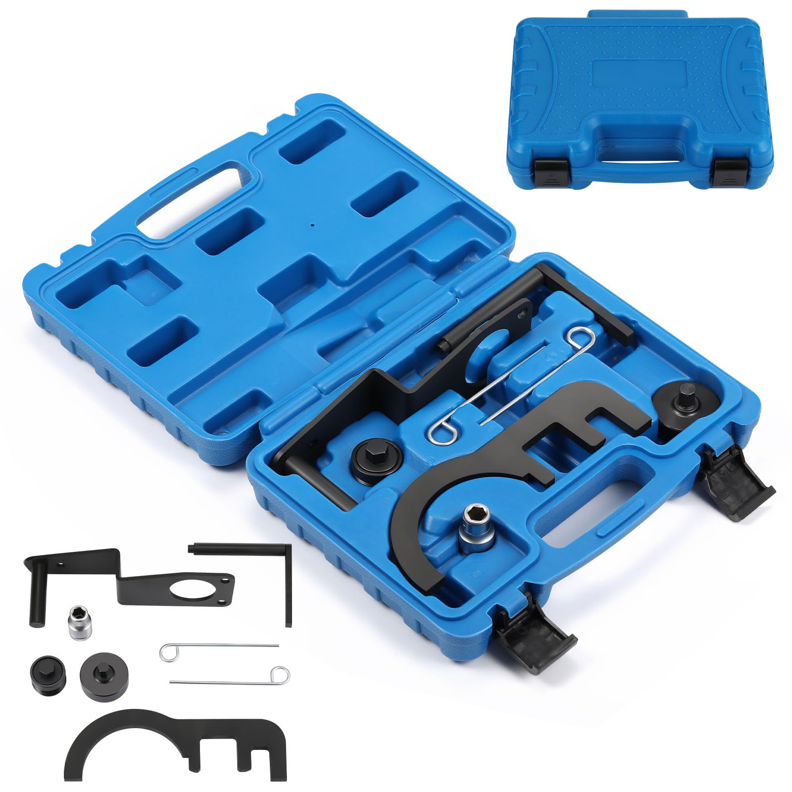 9 STK Dieselmotor Nockenwelle Steuerzeiten Einstellwerkzeug Set kompatibel für BMW N47 N47S N57 N57S 2007-2012 Steuerkette Werkzeug Motor Einstellwerkzeug