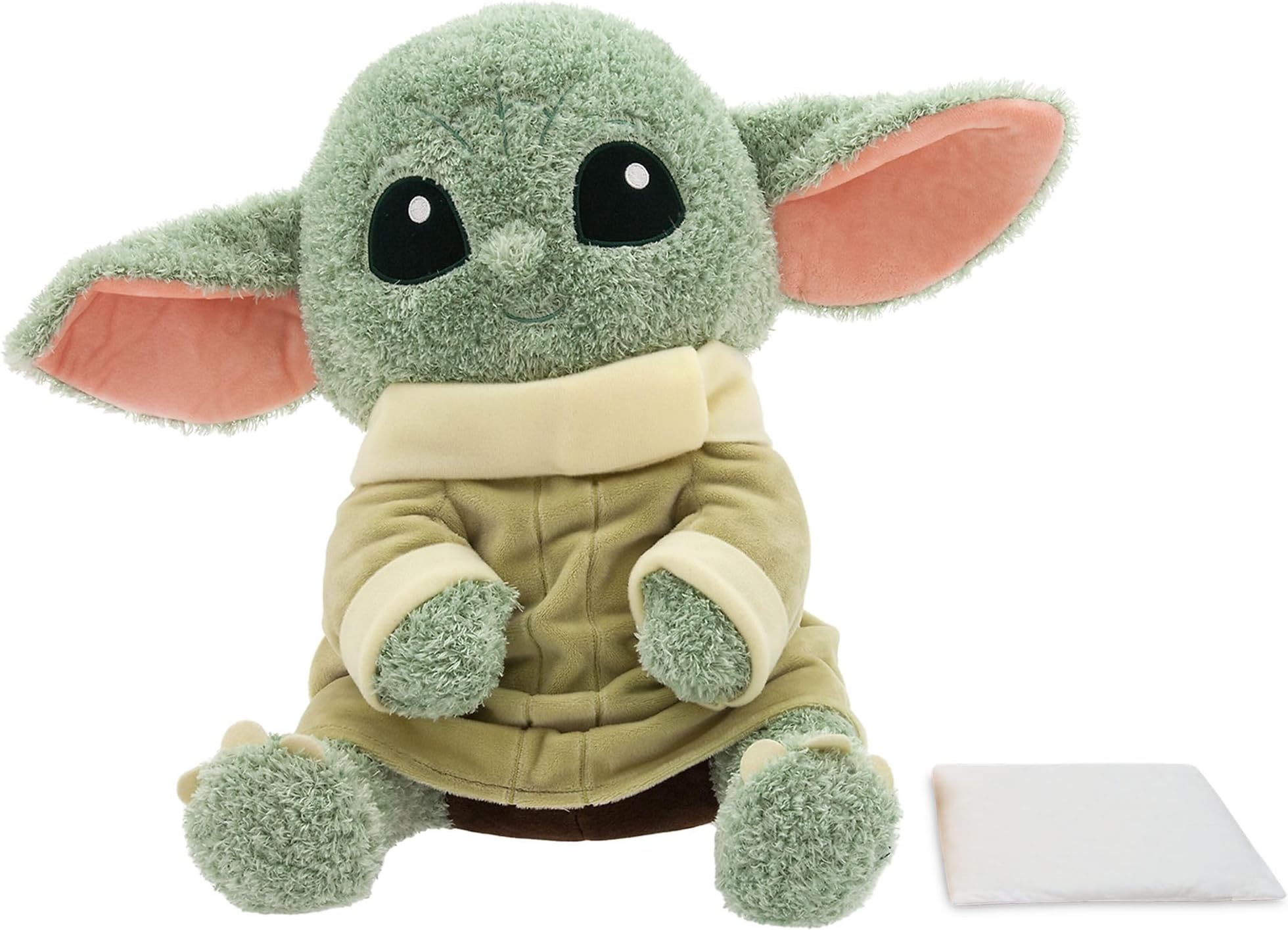 Disney Store Official Grogu Medium Soft Toy, Star Wars: The Mandalorian, Baby Grogu, 34cm/13โ, Plush Character Figure with Removable Weighted Pouch, Suitable for Ages 0+