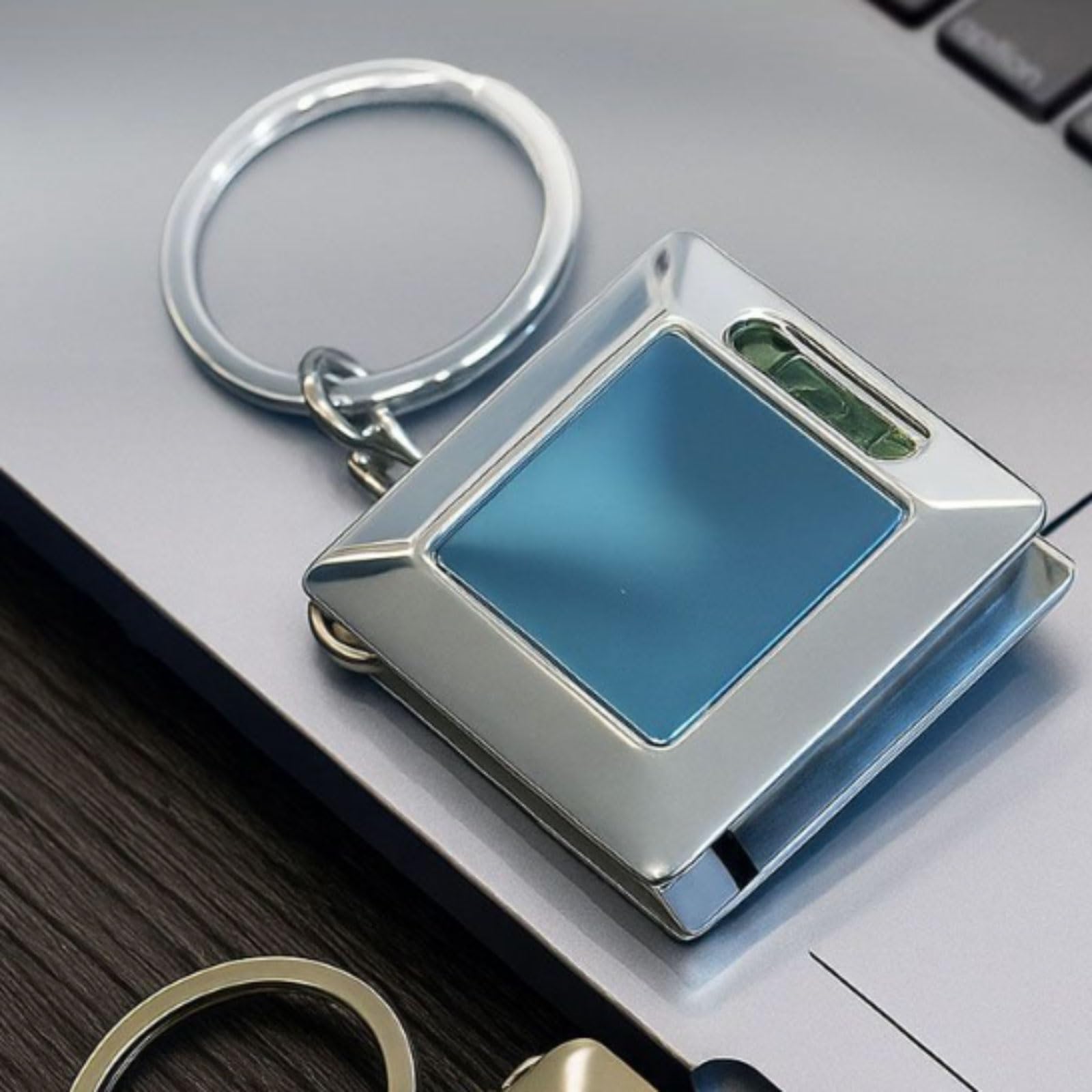 Liso Llaveros Cinta métrica con niveles integrados ergonómico