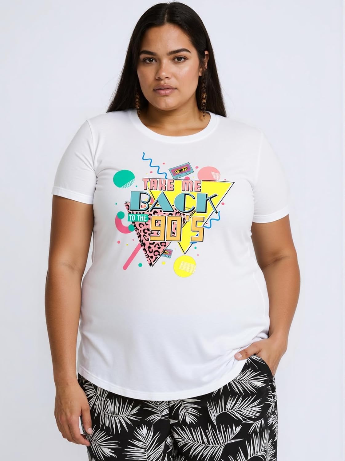 90s Shirt for Women Take Me Back to The 90's T-Shirt 1990s Theme Party Tee Tops - Image 7
