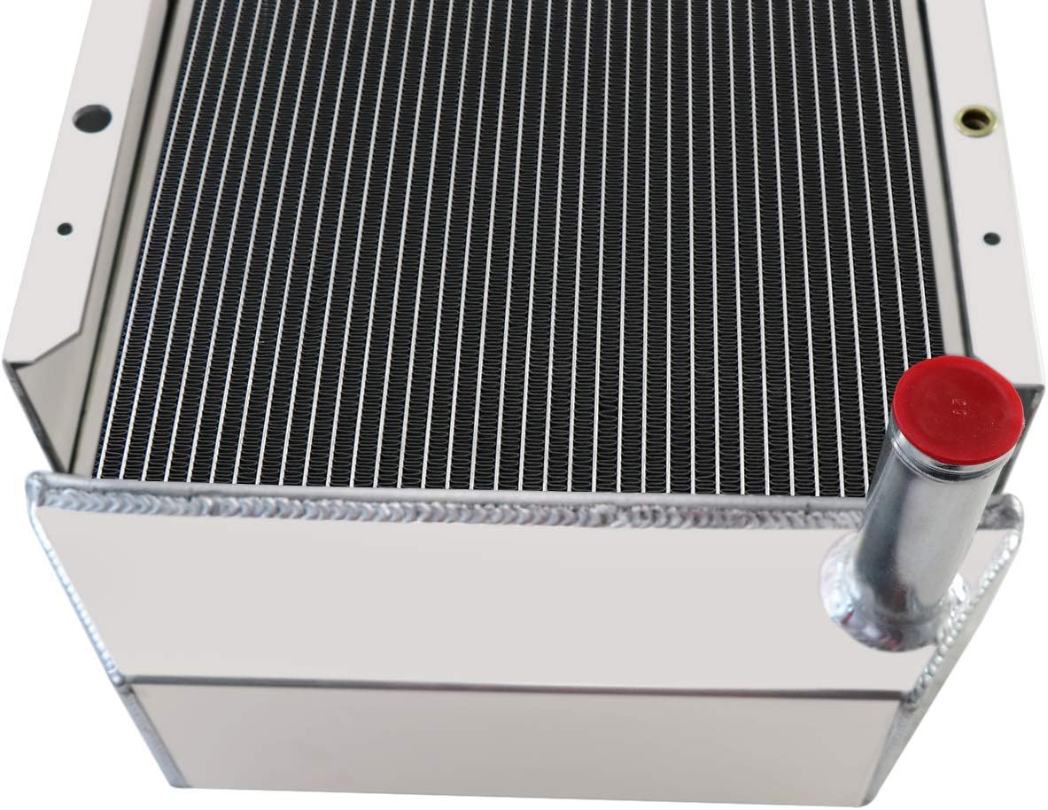 Close-up of the radiator's outlet neck