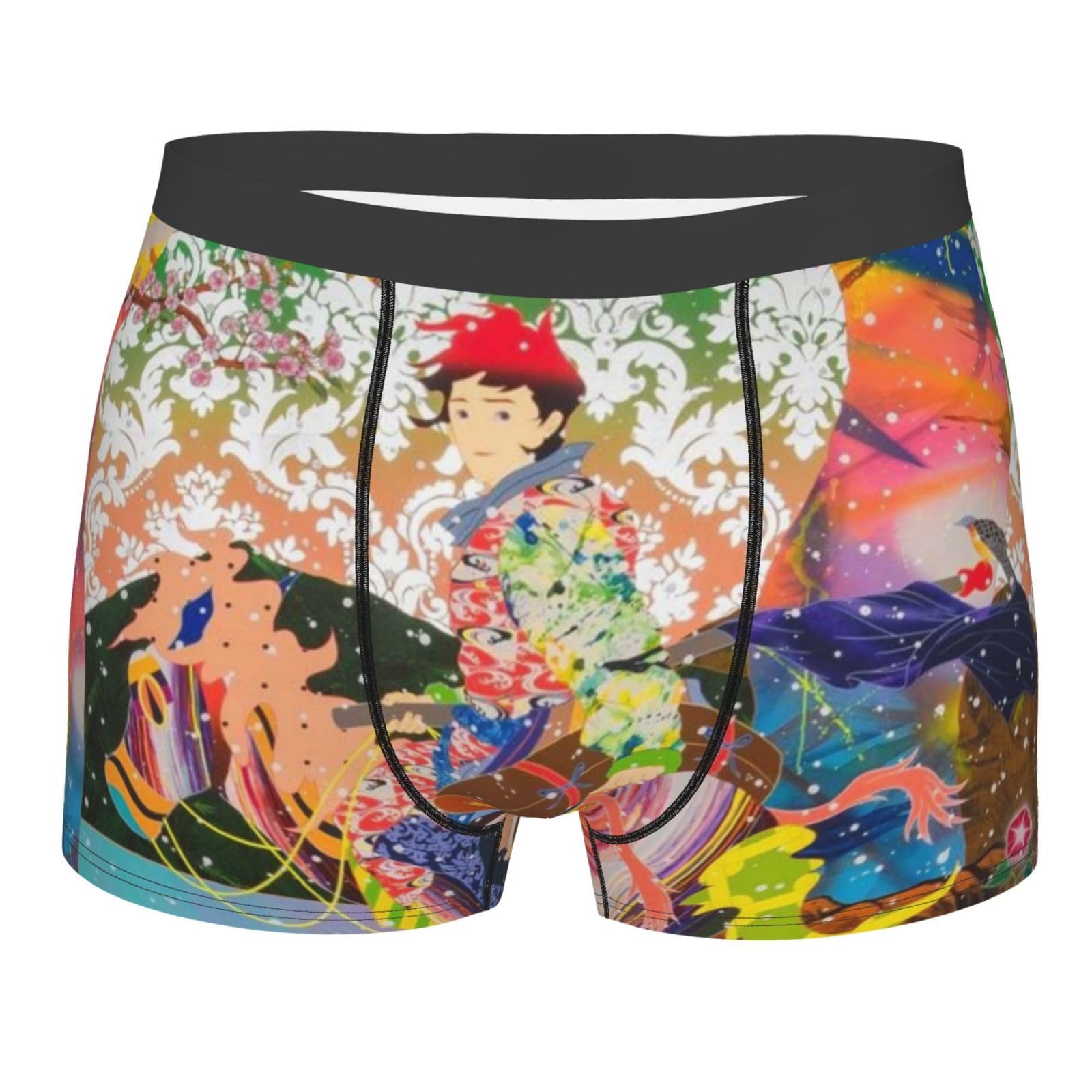 松山智一 (4) メンズ 平角ボクサー下着 快適 サイズ S - Xxl 日常着用 吸水速乾 レギュラーショーツ