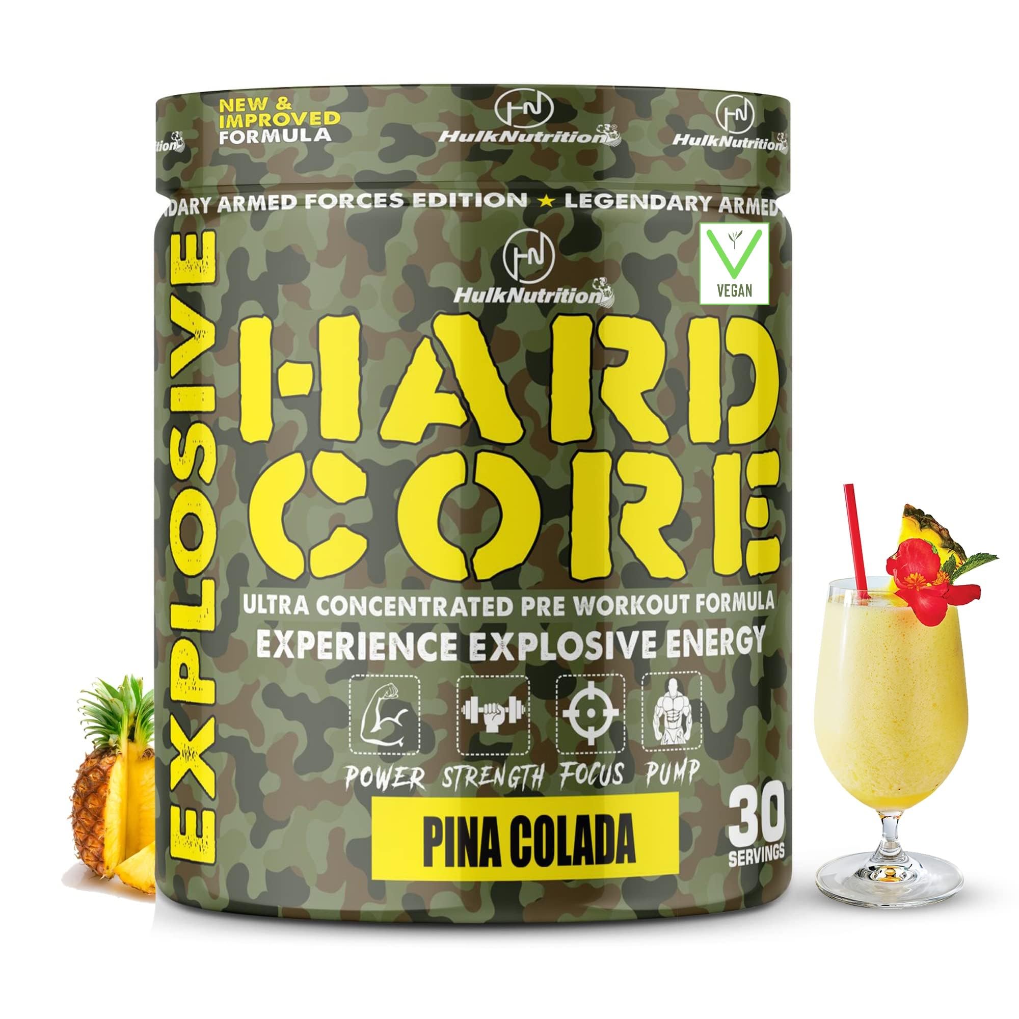 Hulk Nutrition Hardcore Pre-Workout with Beta-Alanine, Creatine Monohydrate, L-Citrulline, L-Arginine & AAKG for Lean Muscles Building, Strength, Mental Focus, Energy | Explosive, Powerful & Hyper Pumps | Caffeinated Fuel Punch for Men, Women & Athle (B09NW13K71) Amazon Price History, Amazon Price Tracker