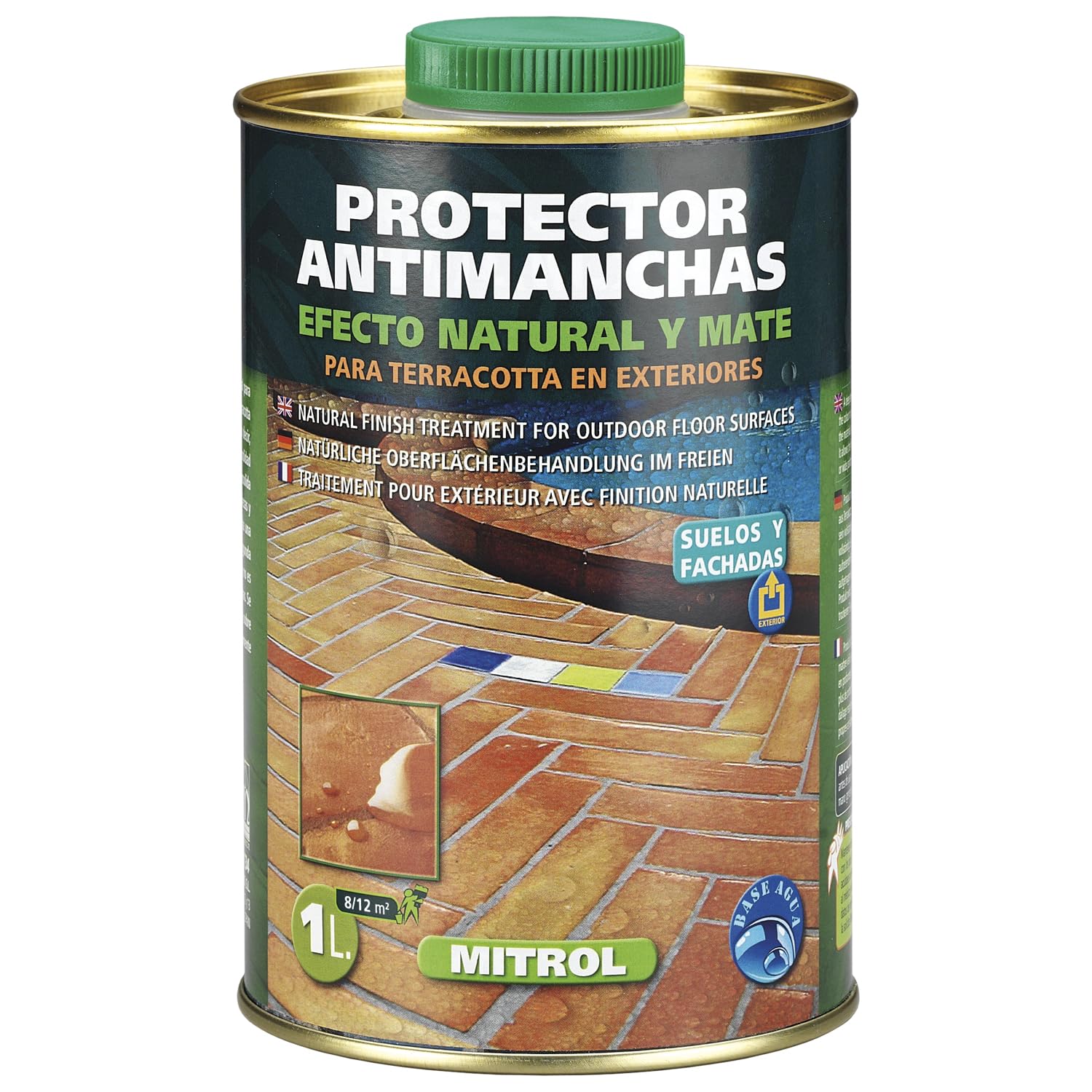 MONESTIR MITROL PROTECTOR ANTIMANCHA EXTERIORES EFECTO MATE 1L MONESTIR