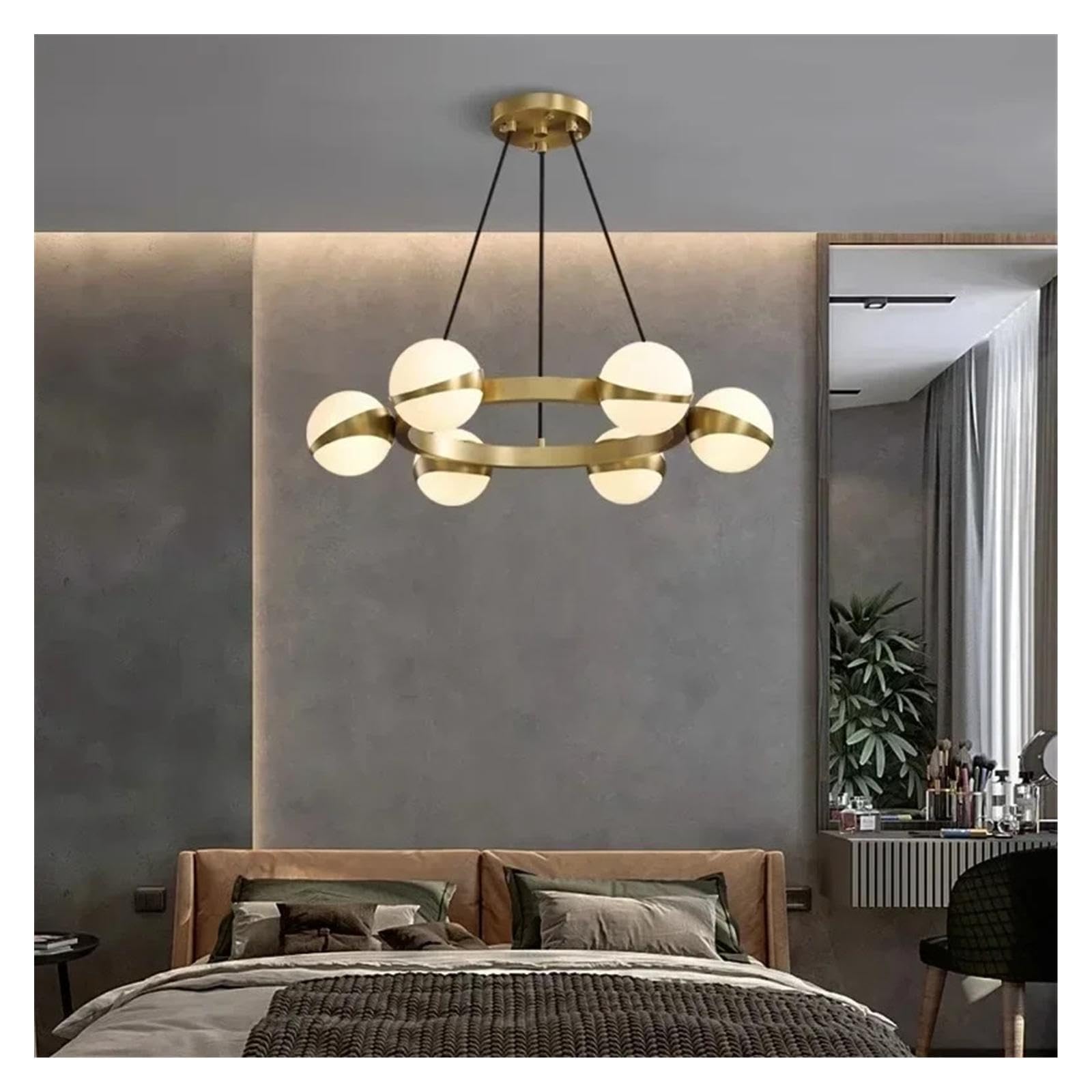 Lámparas Colgantes LED De Vidrio Modernas