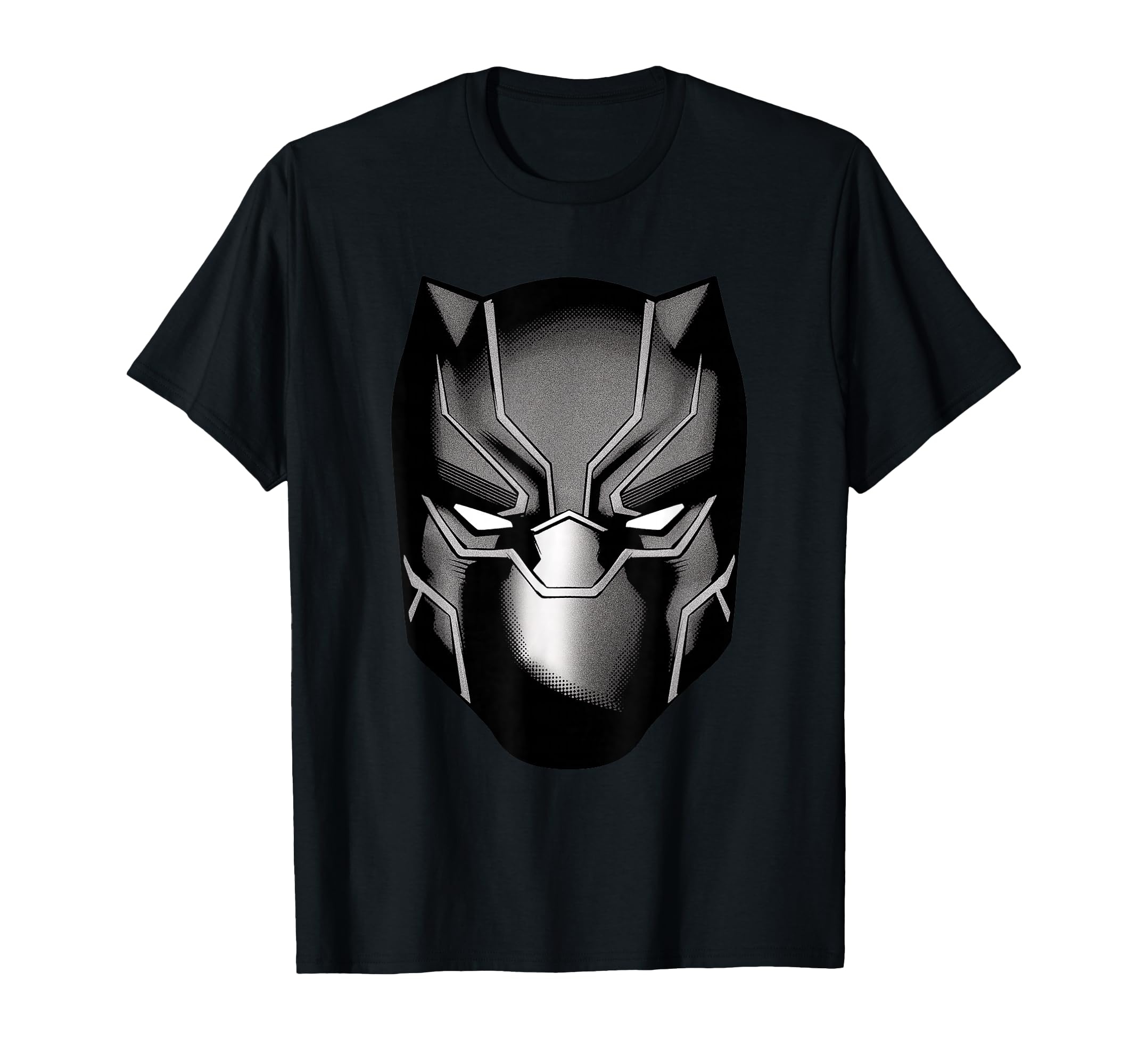 T-shirt Black Panther Marvel finitions soignées en coton peigné supérieur