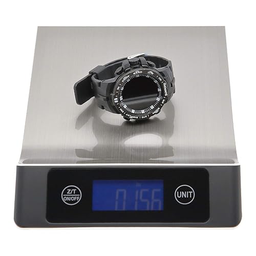 Miniatura 6 de Báscula digital de cocina de acero inoxidable, 7 unidades, capacidad de 5000 g11 lb con pantalla LCD retroiluminada, báscula de alimentos para