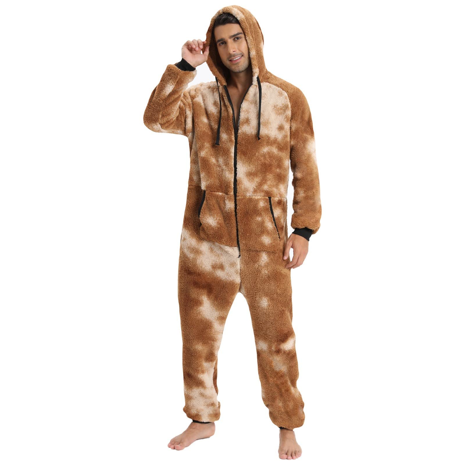 Pigiama Ragazzo 14 Anni Maschile Autunno e Inverno Tempo Libero Viaggi Stampa Sciolto A Maniche Lunghe Caldo Pigiama Vestiti per La Casa con Tasche Loungewear Occhiali Bambina 10 Anni