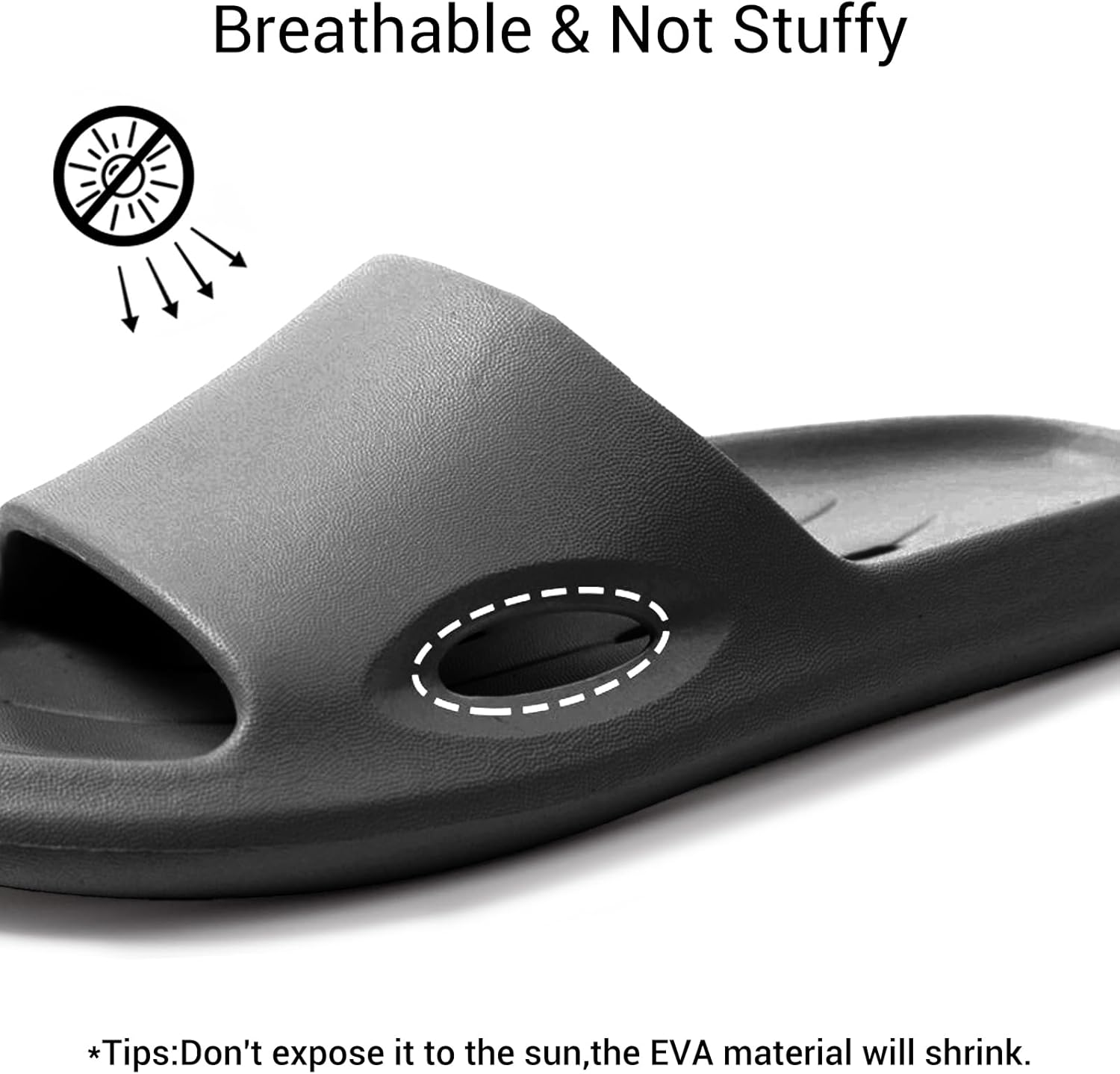 Shower Shoes Quick-Dry Non-Slip Bathroom Slippers for Men & Women,Quick-Dry Non-Slip, Home Slides Dorms, Gym, Pool, Spa, Camping, Beach - Image 4