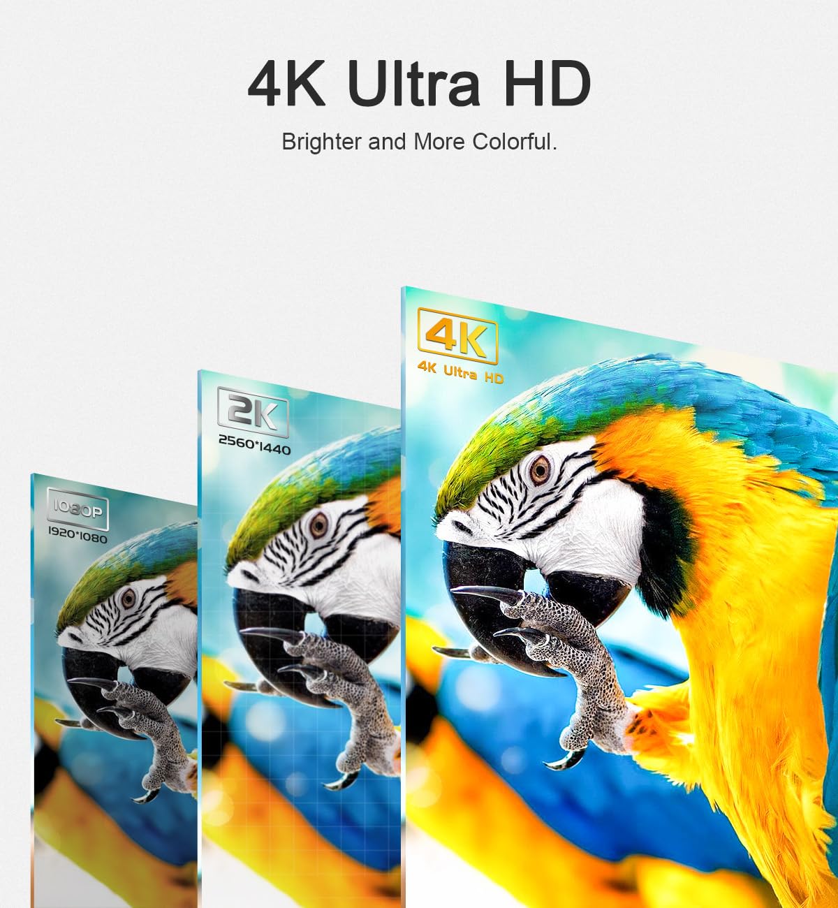 Cable HDMI 4K 75 pies, 4K 60HZ de alta velocidad 18 Gbps HDMI 2.0, HDR, HDCP 2.2/1.4, 3D, 2160P, 1080P 28AWG Cable HDMI para UHD Samsung TV, monitor, PS4/3, Xbox One