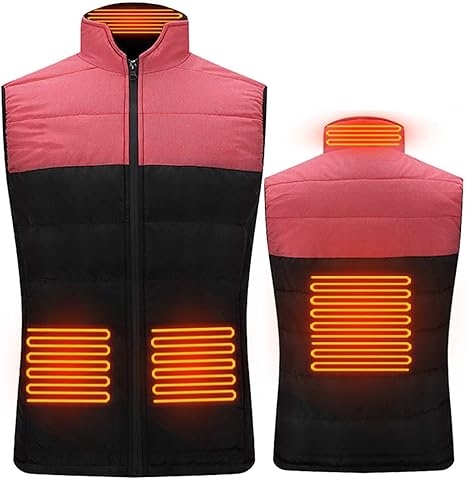 Amazon Co Jp ワークマン 電熱ベスト メンズ レディース ヒーター ベスト 空調服 ベスト ダウンジャケット メンズ 防寒 Usb式給電 3枚ヒーター内蔵ヒートベスト 急速加熱 冷え性対策 アウトドア 登山 通勤 通学 バイク 服 ファッション小物