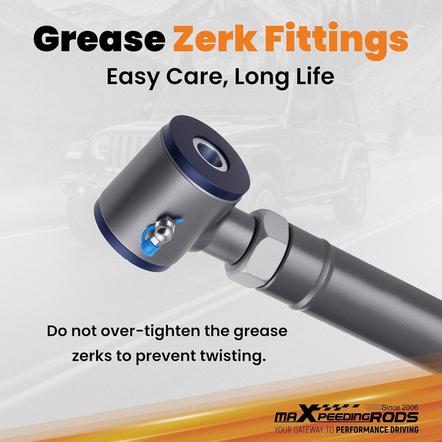 maXpeedingrods 2-4" Adjustable Front Lower Control Arm for Jeep Wrangler JL JLU Gladiator JT 2018-2023