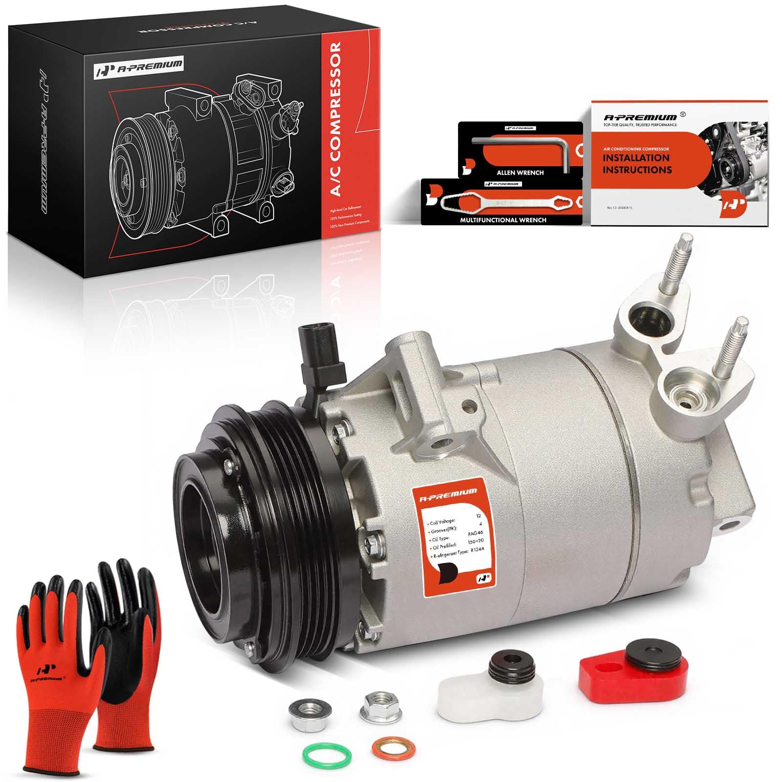 Amazon.com: A-Premium Air Conditioner AC Compressor with Clutch