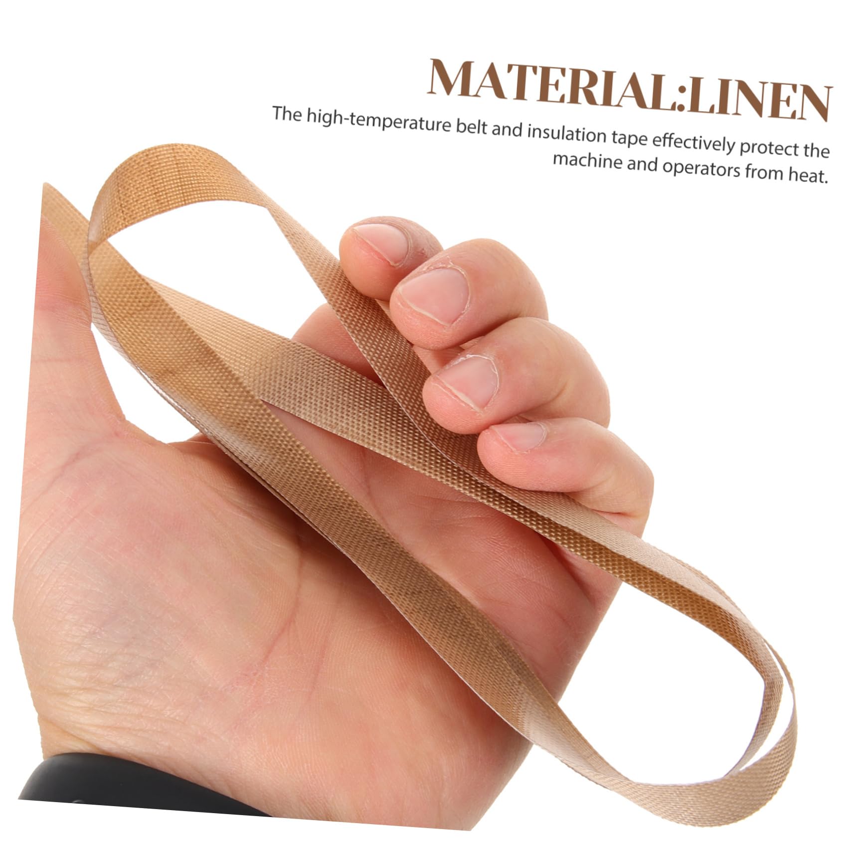 HAKIDZEL 20Pcs Heat Annular Sealing Belt High Temperature Band Sealer Strips for Seamless Sealing Machines Compatible with Various Models Efficient Insulation Tape Accessory