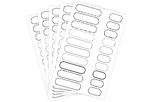 MaxGear Waterproof Labels for Travel Toiletries Bottles