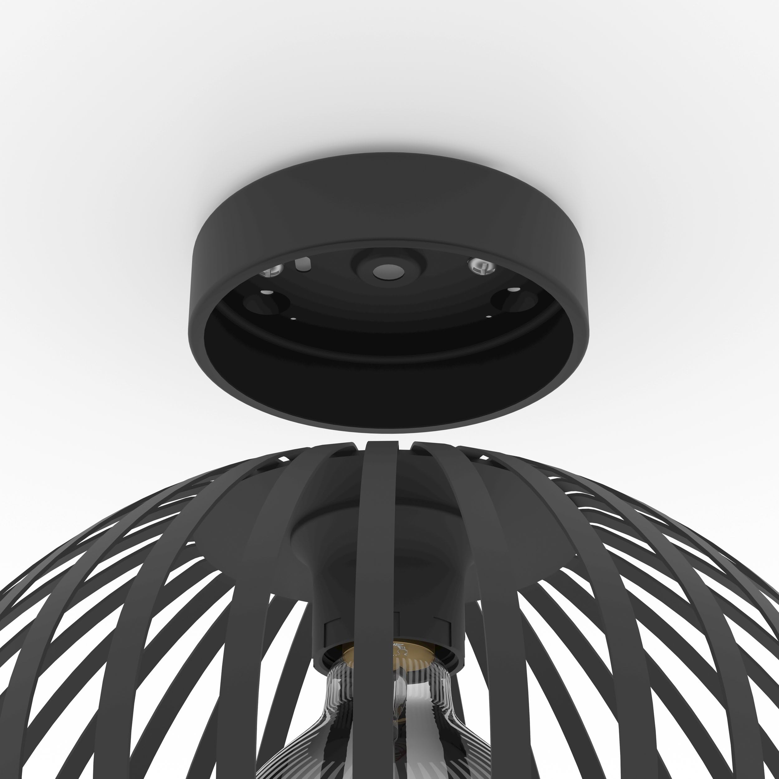 Eglo Mogano 3 Lámpara de techo, diseño monocromático, lámpara para salón