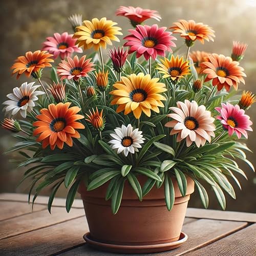 Miniatura 6 de Mezcla de flores del tesoro/Margarita africana Gazania/Flores perennes