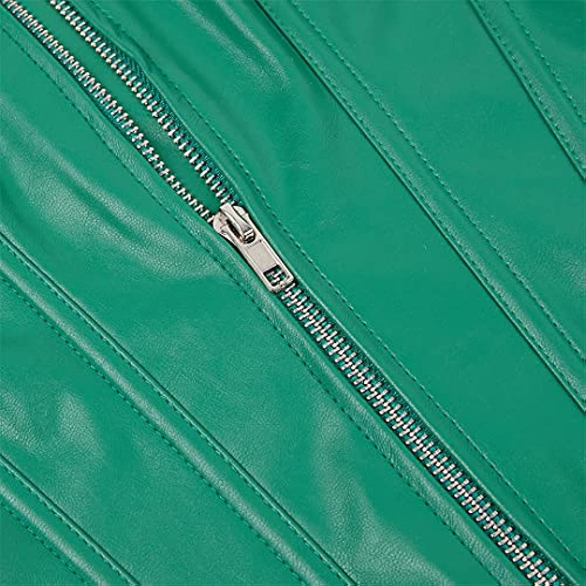 Corsets for Women Faux Leather Corset Top Steampunk Corsets Zipper Bustier Pirate Costume: Large Green