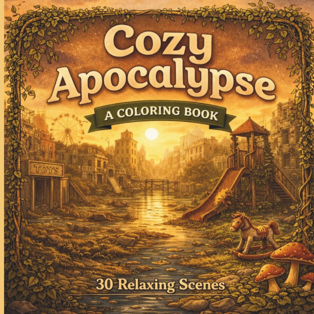 Cozy Apocalypse: A Coloring Book