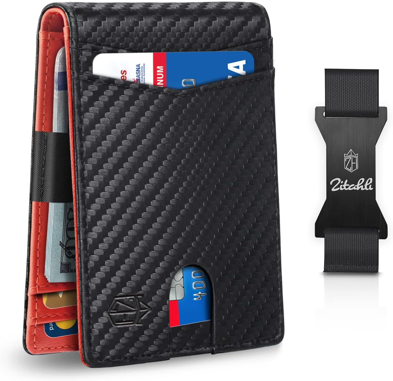 ZitahliMen's Wallets Slim Rfid Leather Bifold With Gift Box