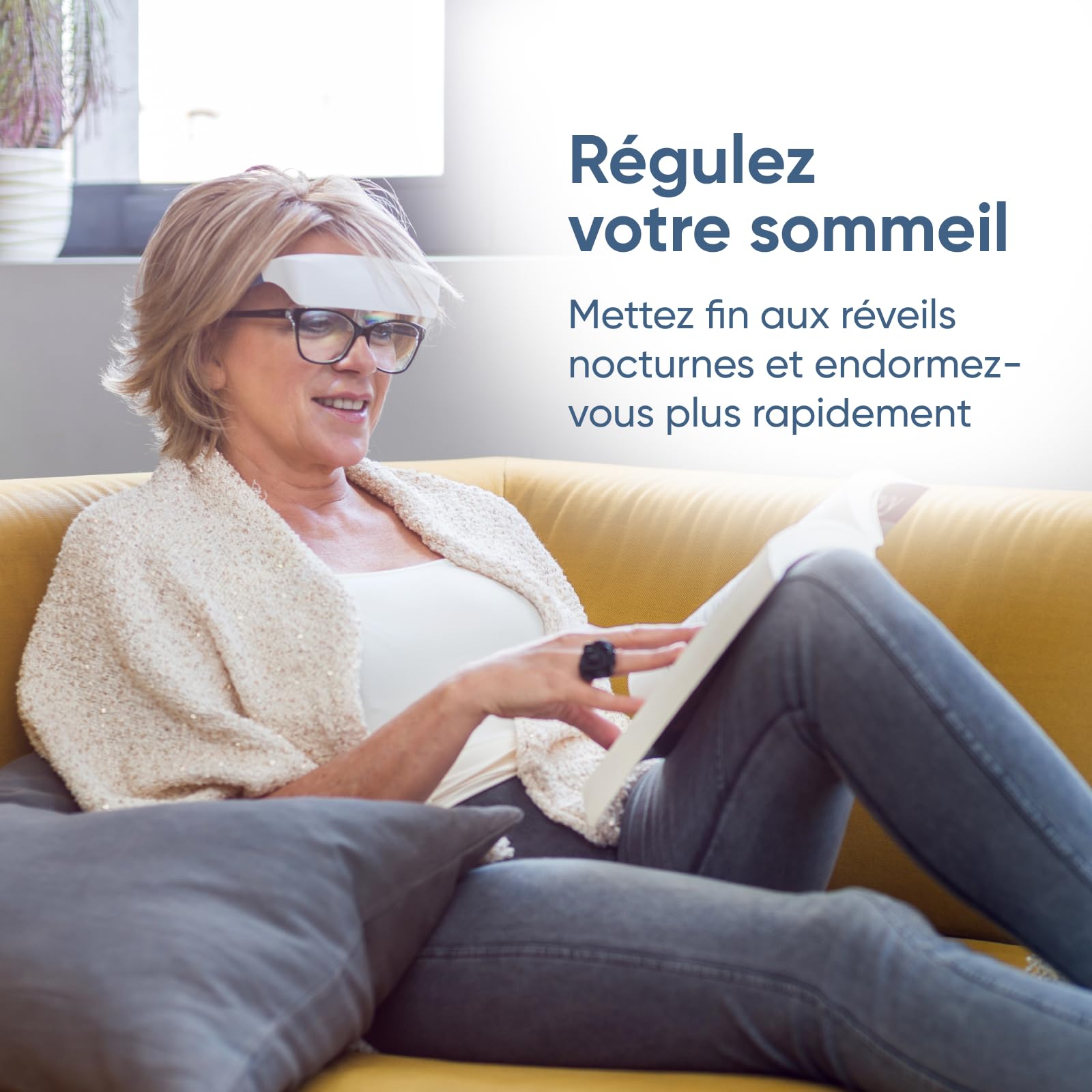 Luminette 2 Lunettes de luminothérapie (Version 2024) - Lampe de Luminothérapie Portable pourle Blues Hivernal et les Troubles du Sommeil - Déjà Plus de 250.000 Utilisateurs Satisfaits