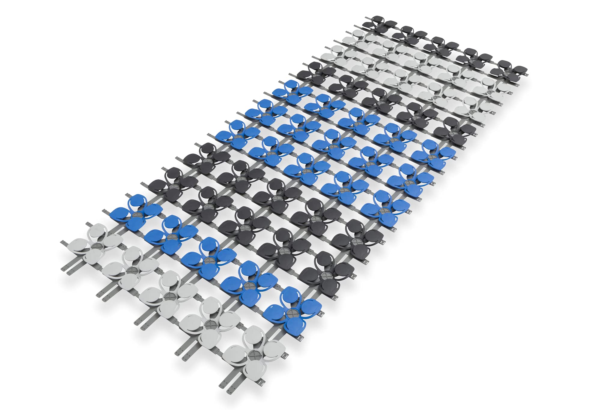 Set per letto CUBEcamp, sistema di sonno da viaggio, sistema di rete a doghe variabile (90/100 x 200 cm)