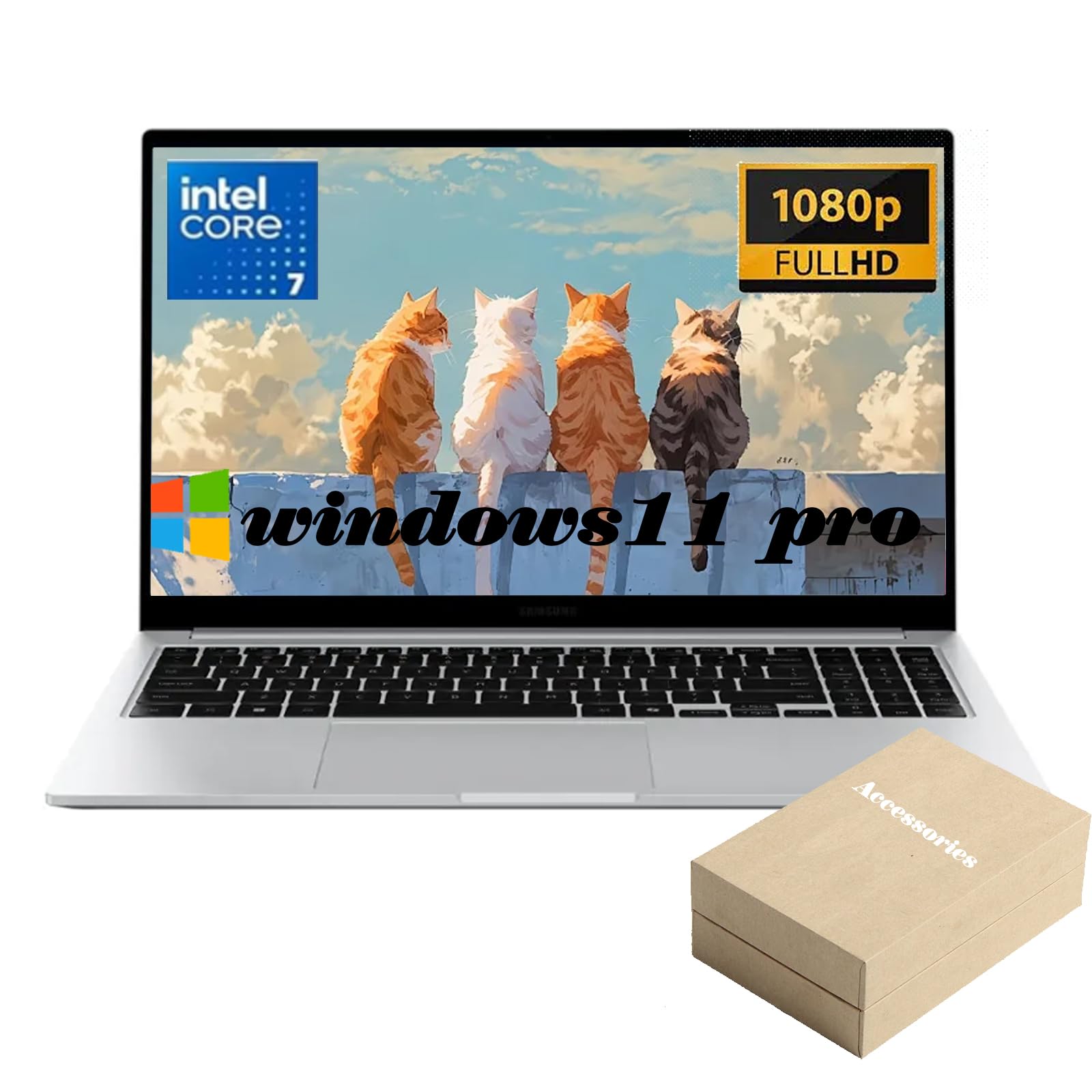 15.6" Galaxy Book4 Business Laptop, FHD LED Anti-Glare Display, Intel 10-Core 7-150U, Intel Graphics, Wi-Fi, Windows 11 PRO, AI Copilot, Fingerprint Reader, Backlit KB, 16 GB RAM, 2 TB SSD