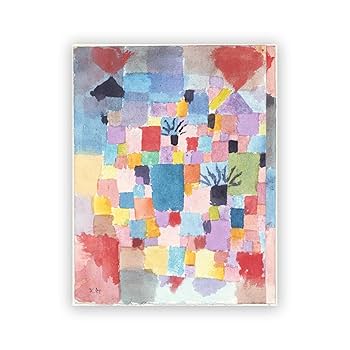 Amazon｜パウルクレーによるサザンガーデンキャンバスポスターの