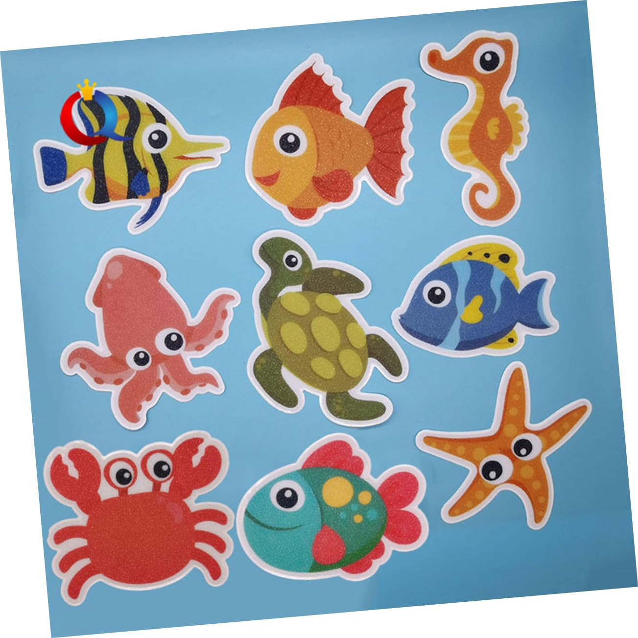 Anneome 30piezas Pegatinas Antideslizantes De Baño para Animales Marinos Impermeables y Removibles Decoración Divertida para Bañeras Duchas y Superficies Lisas