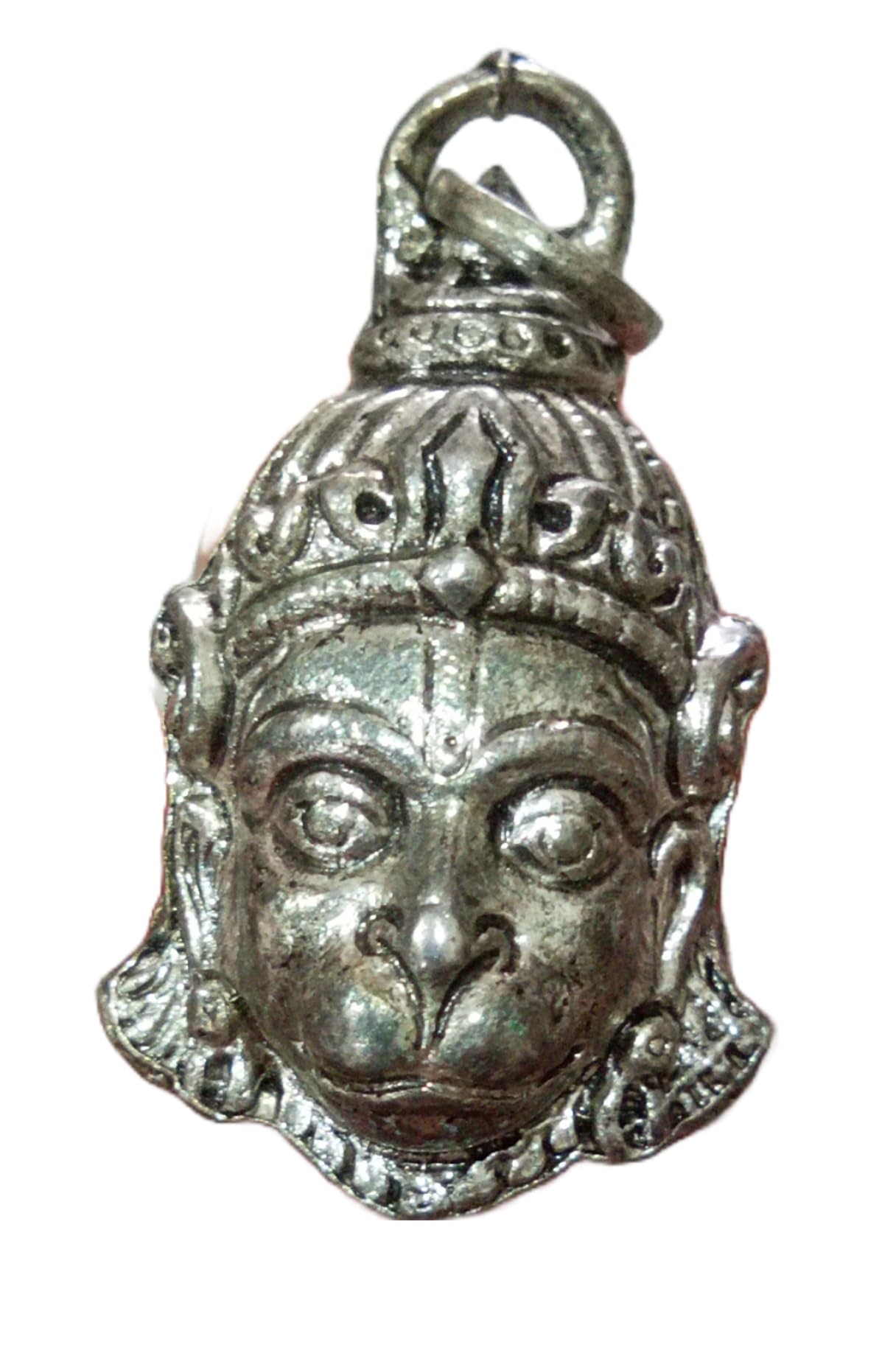 Hare Krishna Food for Soul Hanuman Ji Locket with Thread - Hanuman Pendant - Lord Hanuman Locket - Hanuman Face Locket 3