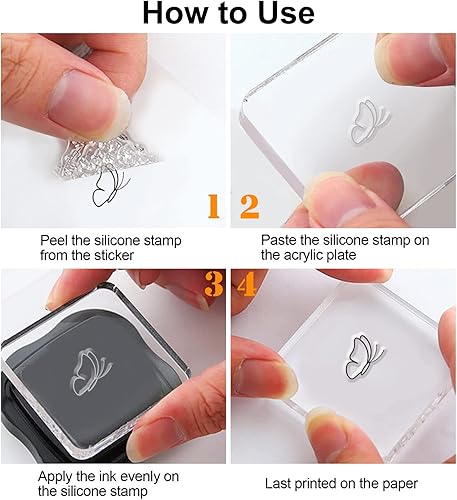 Vista 85 de INFUNLY Sellos transparentes de dinosaurio, sellos de silicona transparente con animales para álbumes de recortes de bricolaje