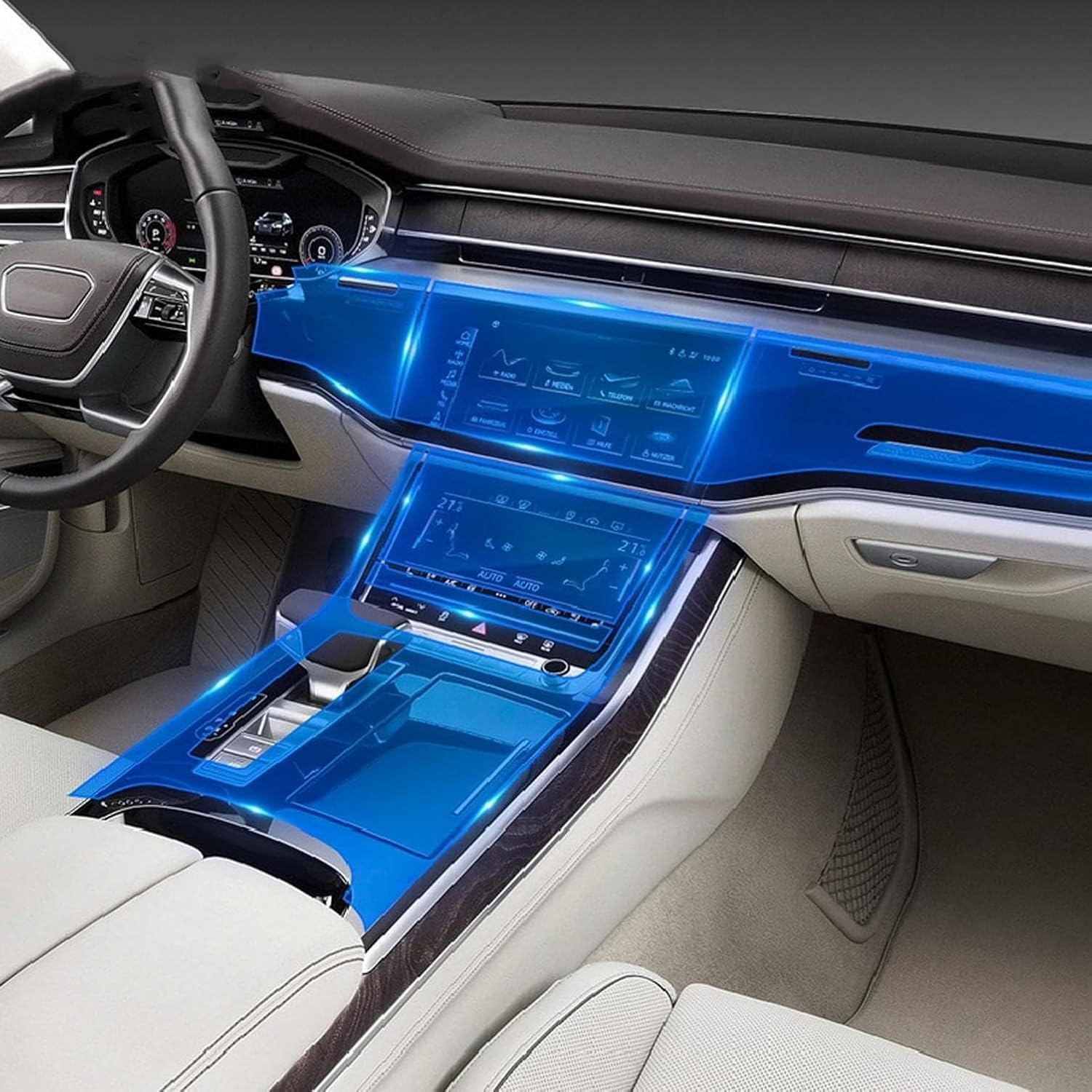 Film protection TPU Audi A8 D5 pour préserver l'habitacle au quotidien