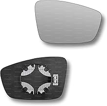 Replacement Wing Mirror Glass Right Compatible with Skoda Citigo 2011-2019 CLIP-ON Driver Off side Heated Convex