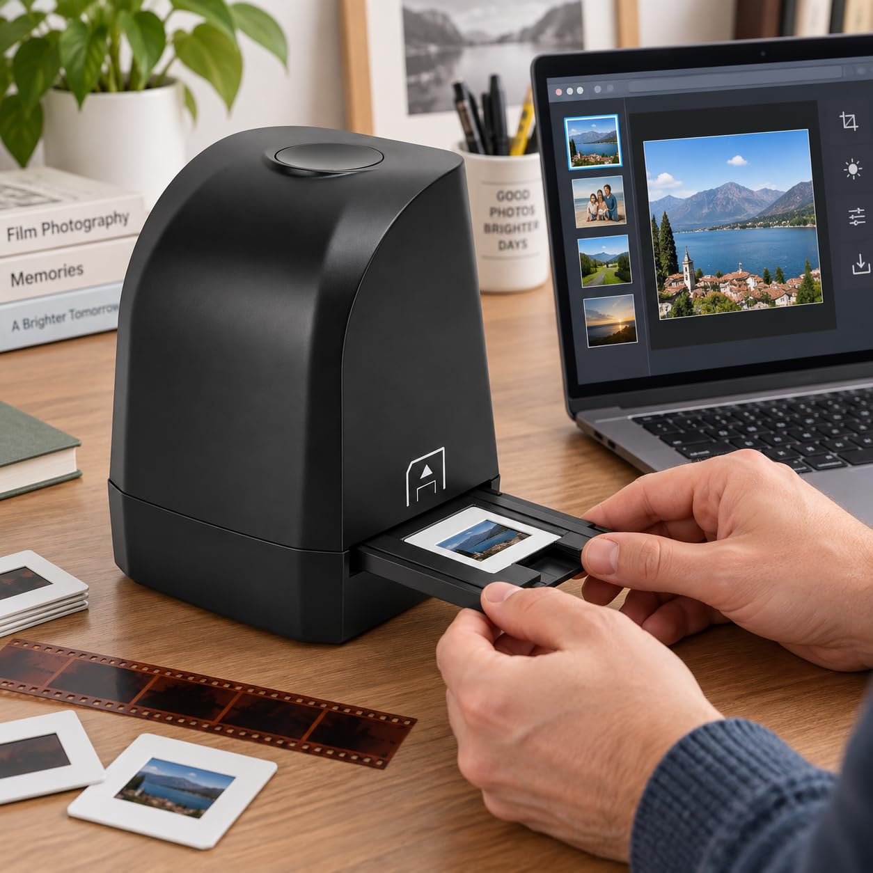 Scanner portatile per pellicole e diapositive da 8 MP per negativi da 35 mm