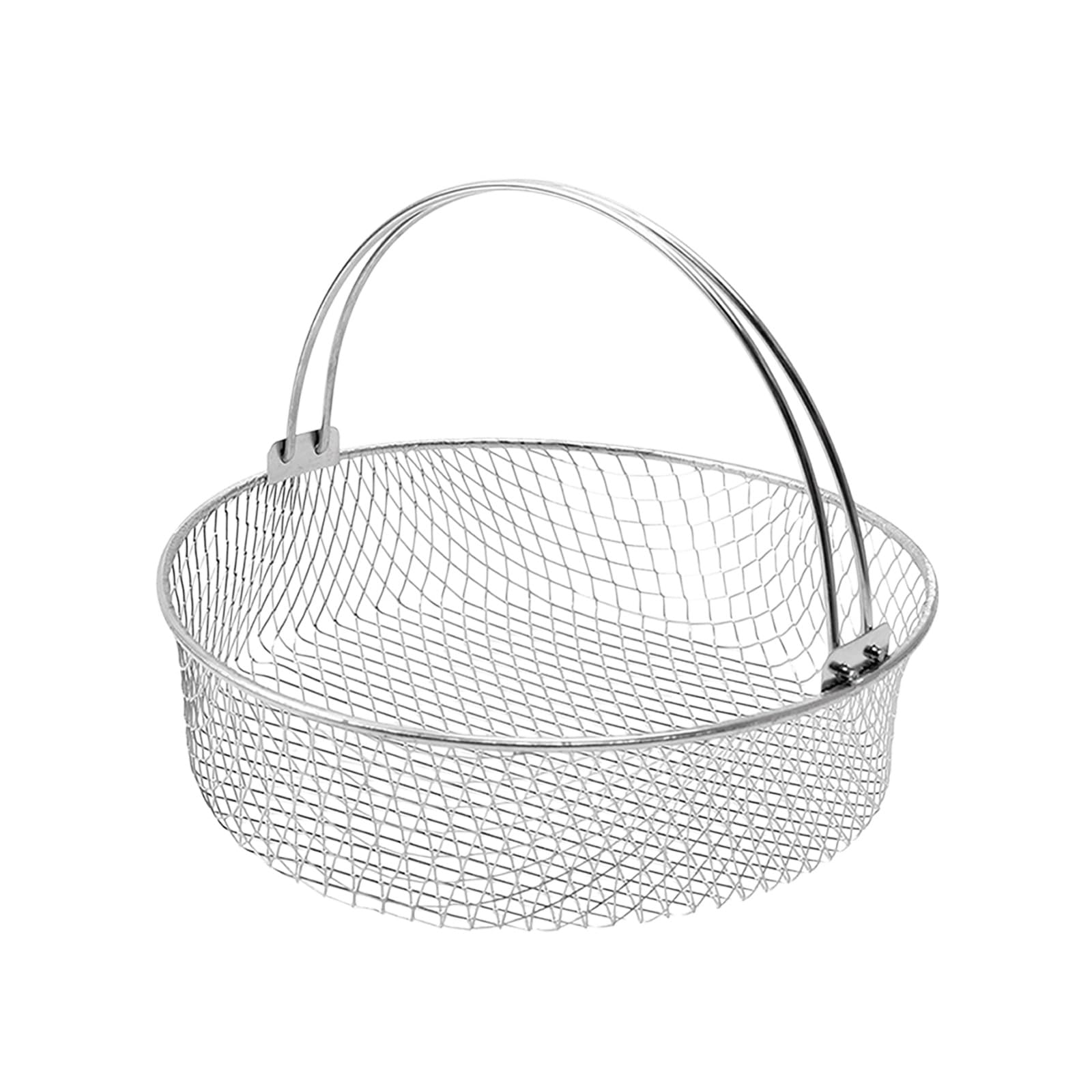 Shntig D Multifunctional 304 Stainless Steel Square Hole Fry Basket Replacement Accessory Perfect For Efficient Oil Rainage Rustless Fry Basket