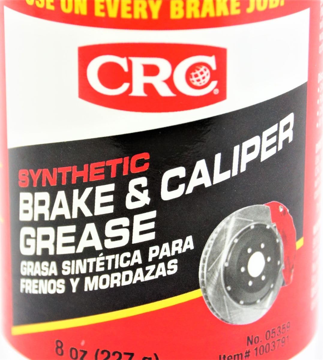 CRC Industries (CRC05359) Brake Caliper Synthetic Grease, 8 oz Bottle, 6 per Case