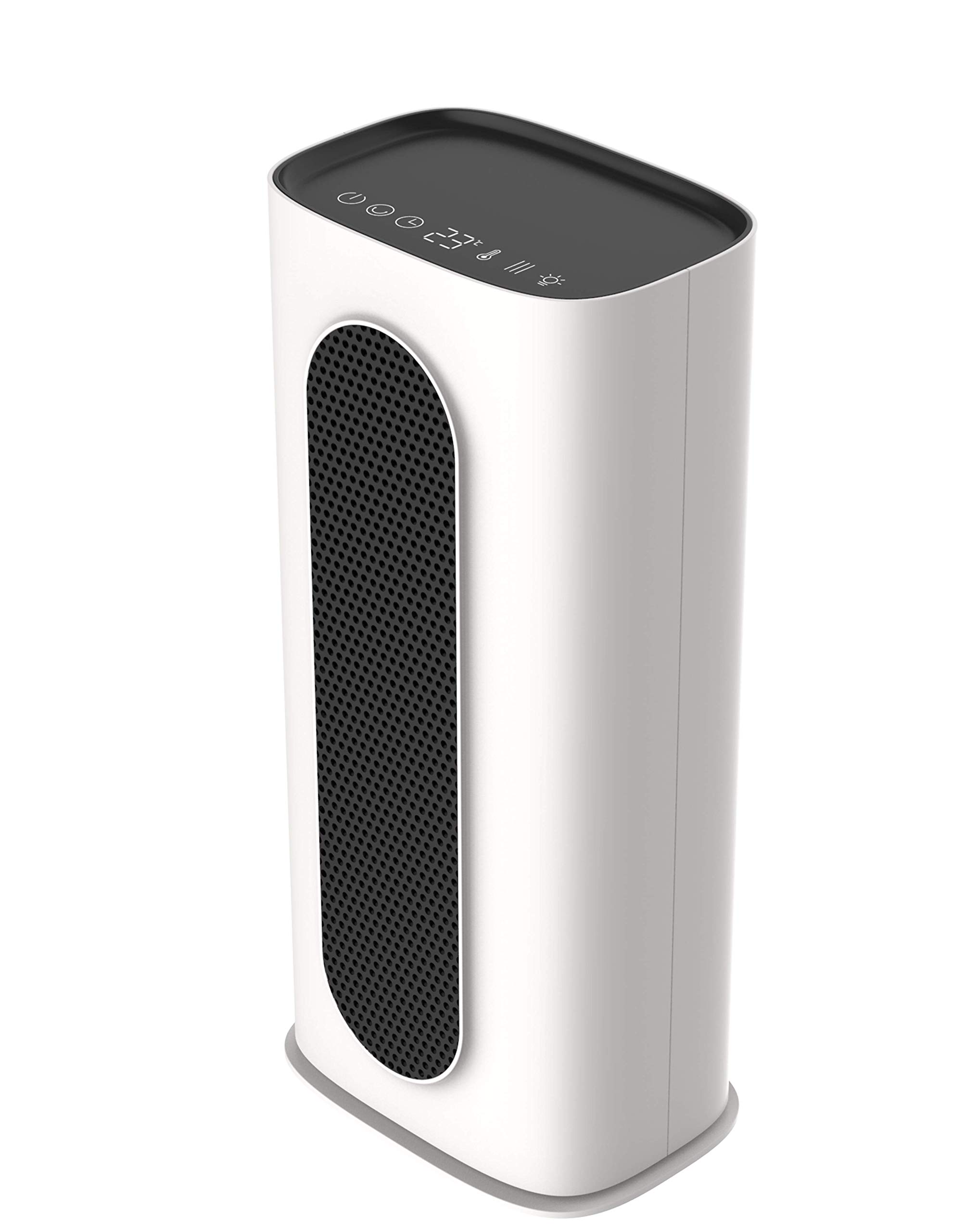 MYLEK Ceramic PTC Fan Heater Tower 2000W Automatic Oscillating - Thermostat  Control - 2 Heat Settings - Remote Control - Timer - Digital - Remote  Control - Home, Offices, Garages (2KW White) : Amazon.co.uk: Home u0026 Kitchen